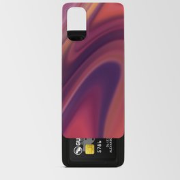 Pink & Brown Watercolor Gradient Design Android Card Case