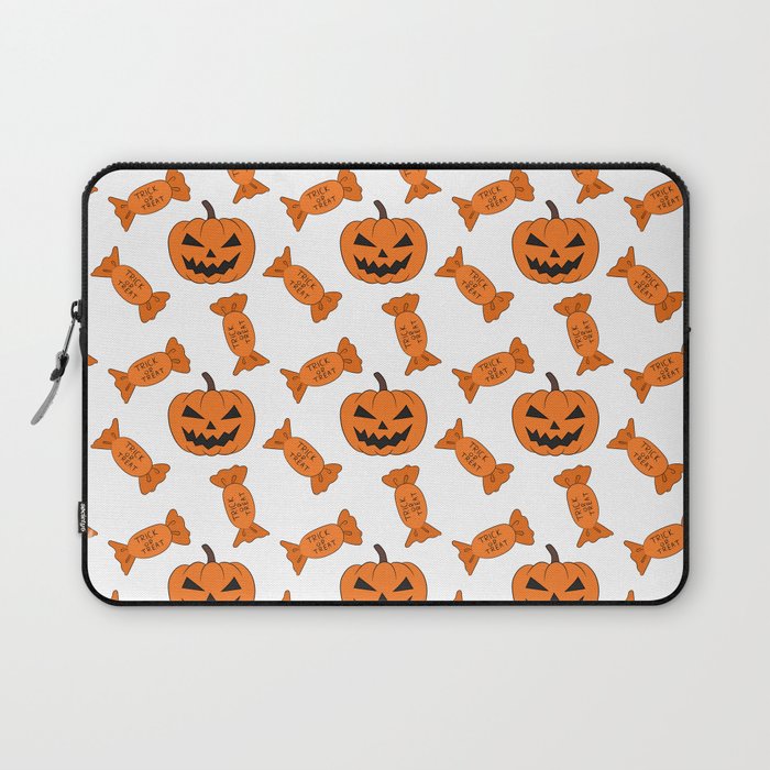 Halloween Pumpkins Pattern Laptop Sleeve