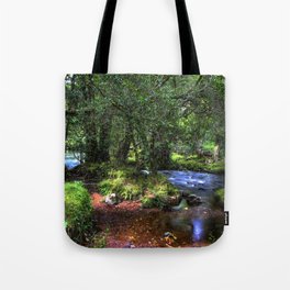Quietly Flows The River Dart Tote Bag