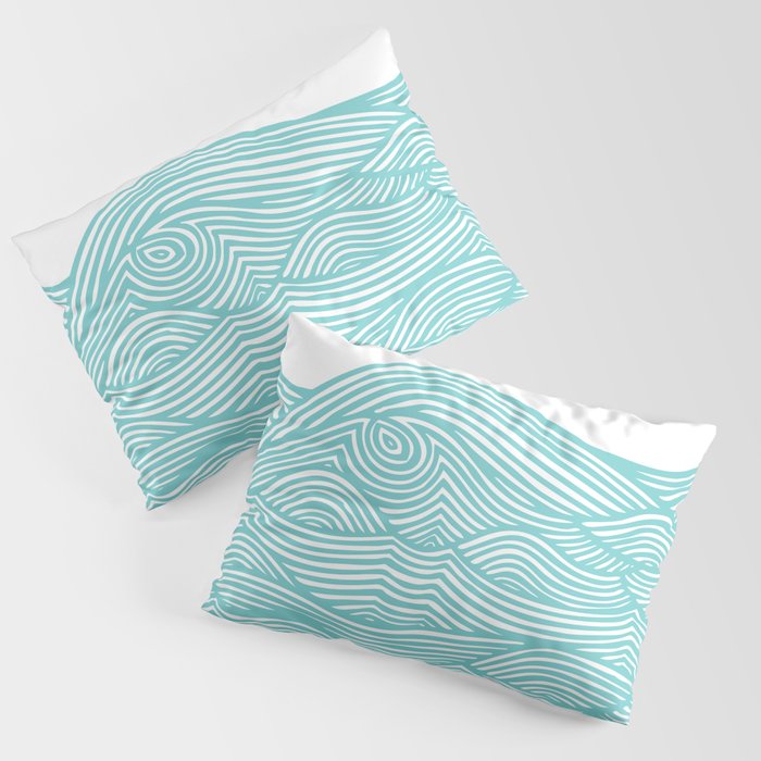 Waves Pillow Sham