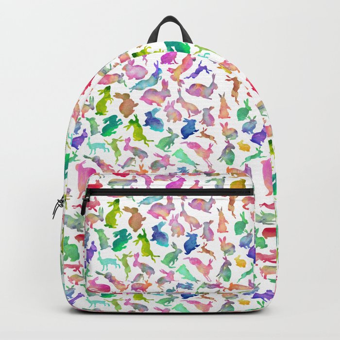 Watercolour Bunnies Backpack