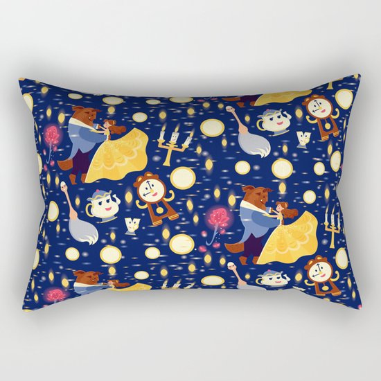 Be Our Guest Pattern Rectangular Pillow