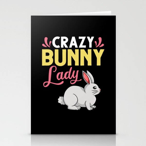 Rabbit Bunny Lionhead Angora Rex Harlequin Cage Stationery Cards