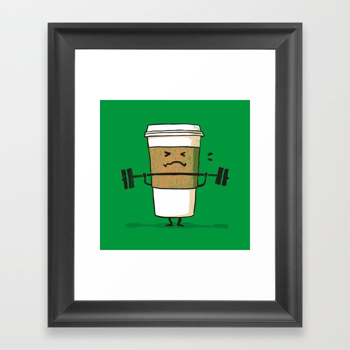 Strong Coffee Framed Art Print