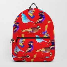 Punk Birds - Red Backpack