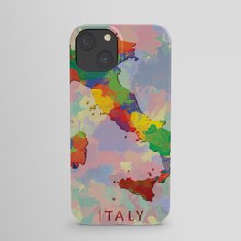 Italy, Outline, Map iPhone Case