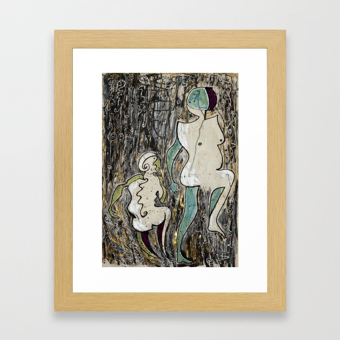 what/and/where Framed Art Print