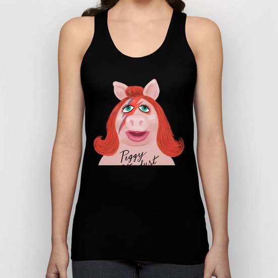 Piggy Stardust Unisex Tank Top