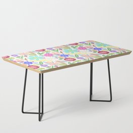 Flowers Pattern Coffee Table