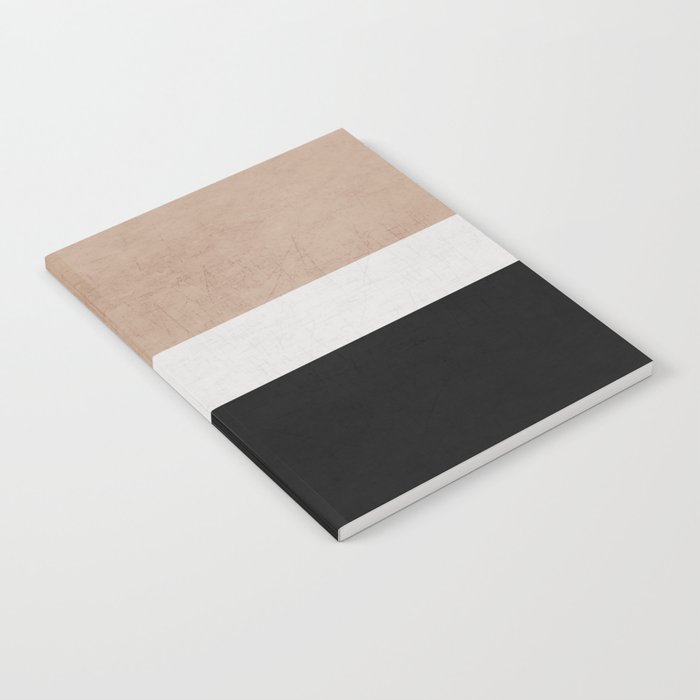 classic - natural, cream and black Notebook