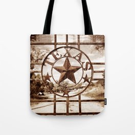 Texas Star Ranch Gate2 Tote Bag