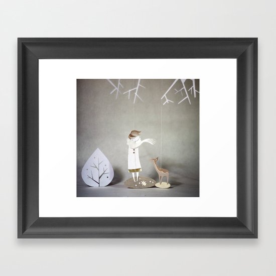 But By A Thread Framed Art Print