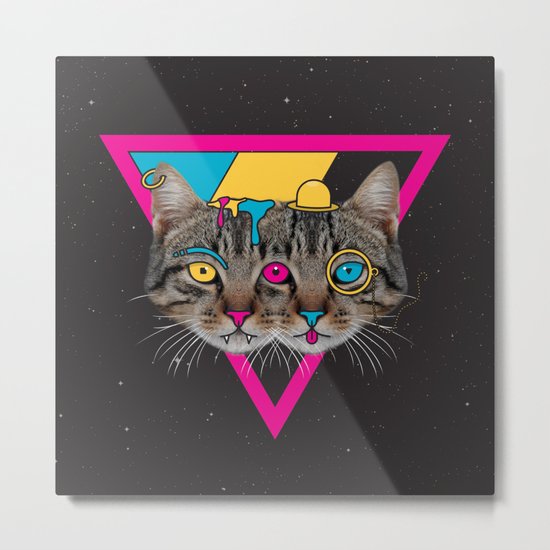 Our New Feline Overlords Metal Print