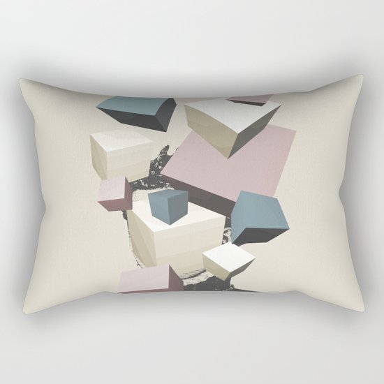 Queen of Cubes Rectangular Pillow