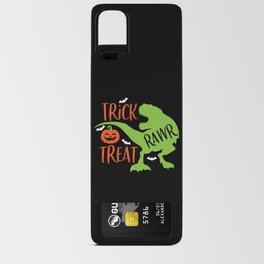 Trick Rawr Treat Halloween T-Rex Funny Dinosaur Android Card Case