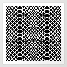 Black and White Reptile Snake Scales Animal Print Art Print | Blackreptile, Blackwhitereptile, Skinreptile, Black And White, Animal, Blackskin, Digital, Blackandwhite, Animalscales, Skin 