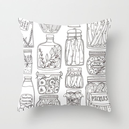 Pickles Print Throw Pillow
