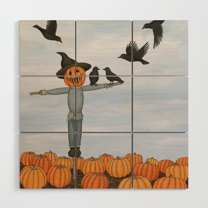 Jack's Patch Pumpkin Farm Art Print Halloween Wall Art 