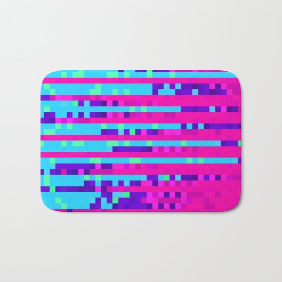 Pixel Pattern 2 Bath Mat