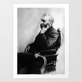 Alfred Nobel Portrait Art Print
