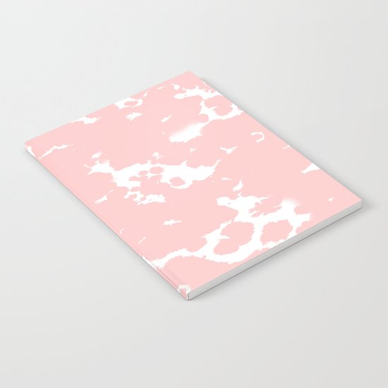 Rosequartz -marble pantone color art print decor minimal pastel pink girly hipster marbled Notebook