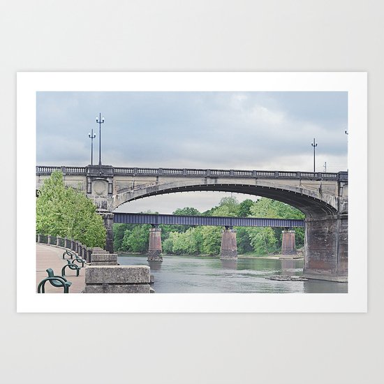 Dillingham Street Bridge Art Print