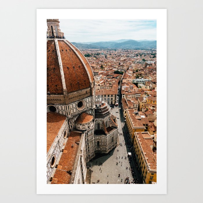 Beautiful Firenze, Basilica di Santa Maria, Duomo || Europe, City Photography, Travel, Art Print Art Print