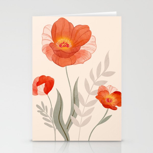 Summer Flowers II Stationery Cards