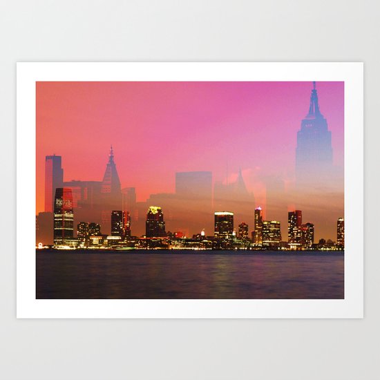 Skylines - New York Art Print