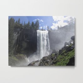 Vernal Fall Metal Print | Mist, Digital, Photo, Waterfall, Color, Yosemite, Misttrail, California, Vernalfall 