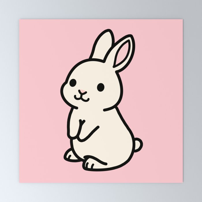 Bunny Mini Art Print Mini Art Print