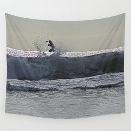 Surfer Wave Foam Surf Sea Wall Tapestry