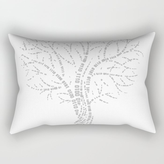 Cool Binary Tree Coding Computer Rectangular Pillow