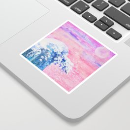 The Wave At Sunset Sticker