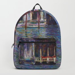 Palazzo Contarini by Claude Monet Backpack
