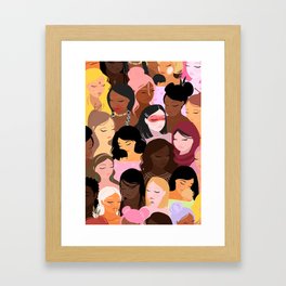 Women of Colour Framed Art Print