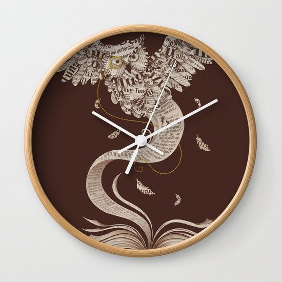 Flow of Wisdom Wall Clock