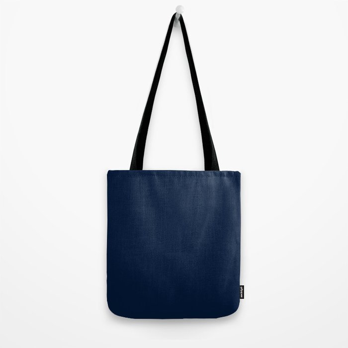 dark navy blue solid coordinate Tote Bag