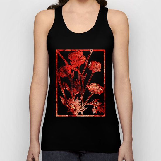 Poppy Veildance Unisex Tank Top