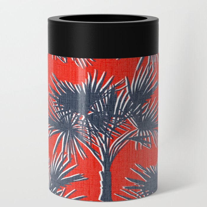 70’s Palm Springs Red White and Blue Can Cooler