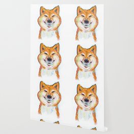 Shiba Inu Wallpaper For Any Decor Style Society6 Support us by sharing the content, upvoting wallpapers on the page or sending your own background pictures. shiba inu wallpaper for any decor style