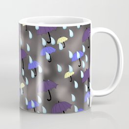 Rain and Umbrellas Coffee Mug