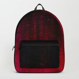 Red and Black Abstract Backpack
