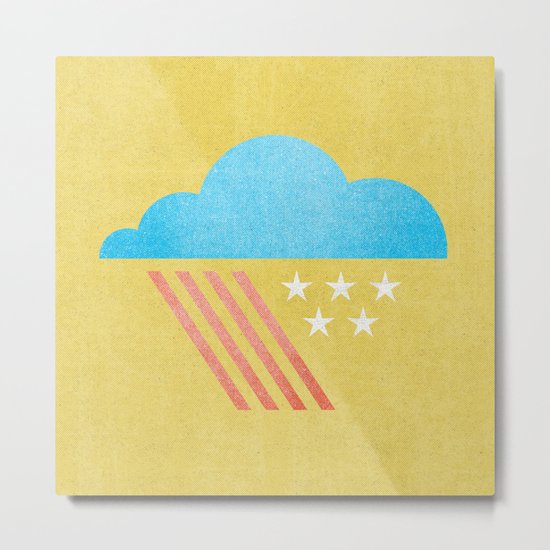 Patriotic Weather. Metal Print