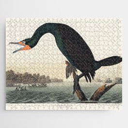 Florida Cormorant from Birds of America (1827) by John James Audubon  Jigsaw Puzzle
