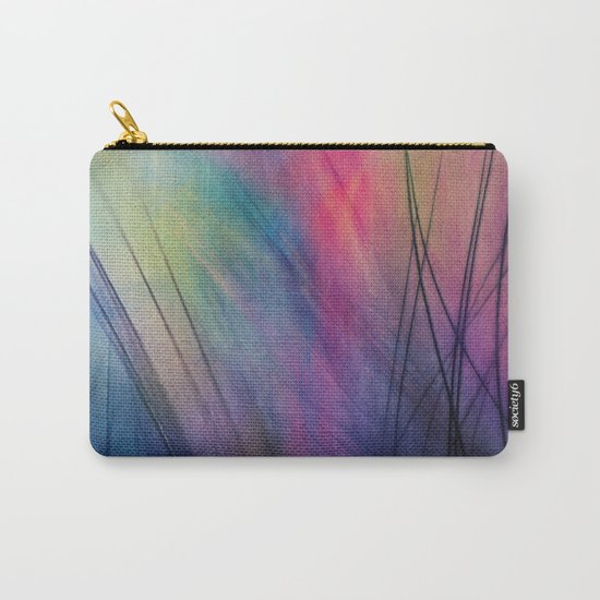 Tropical Feather Abstract Carry-All Pouch