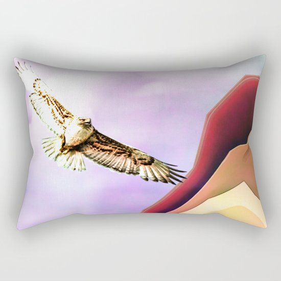 The Hawk Rectangular Pillow