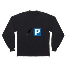 Pushin P Emojis Blue Meme Long Sleeve T-shirt