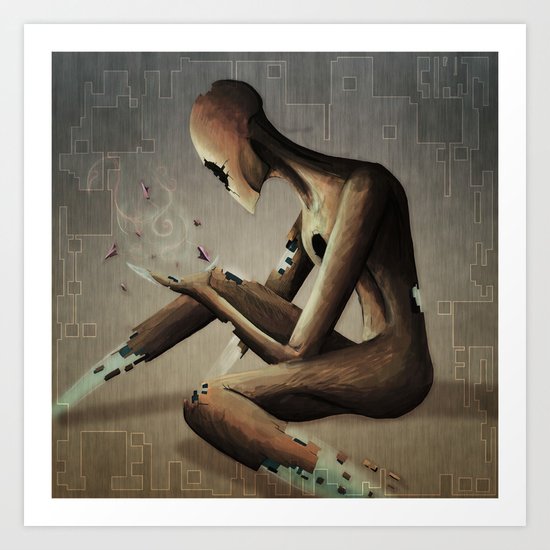 The Disintegration of God Art Print