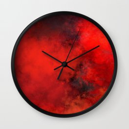 Red Energy Wall Clock
